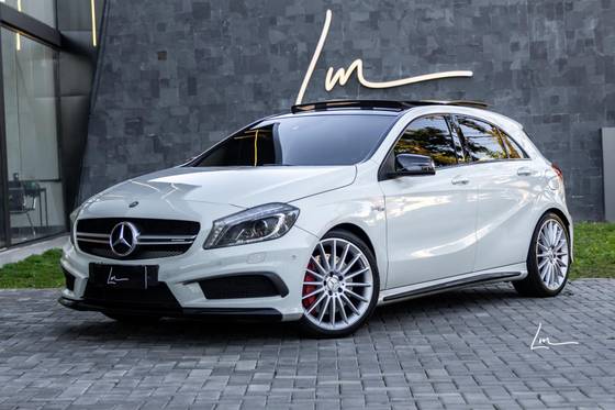 MERCEDES-BENZ A 45 AMG 2.0 16V TURBO GASOLINA 4P AUTOMATIZADO MERCEDES-BENZ A 45 AMG 2.0 16V TURBO GASOLINA 4P AUTOMATIZADO